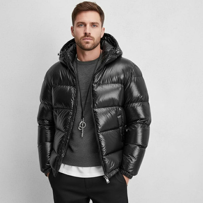 Gideon Men's Puffer Jacket - front view