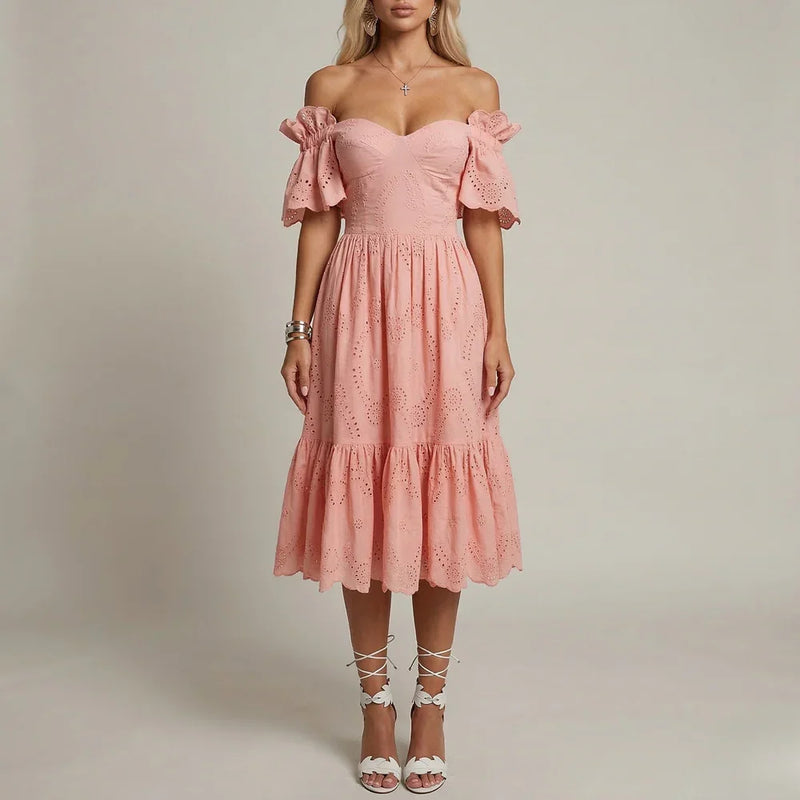 Jolie Women's Midi Dress - front view
