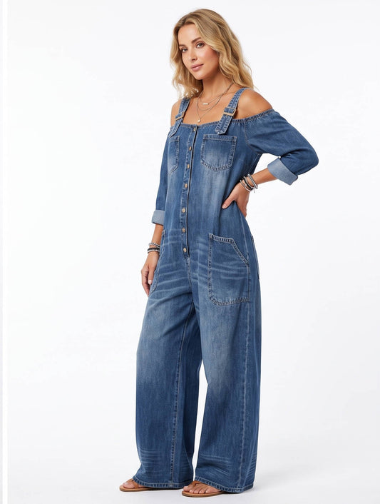 Delphine Women's Jumpsuit - styled view
