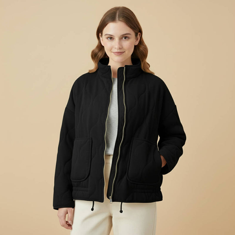 Elise Women's Quilted Jacket - front view