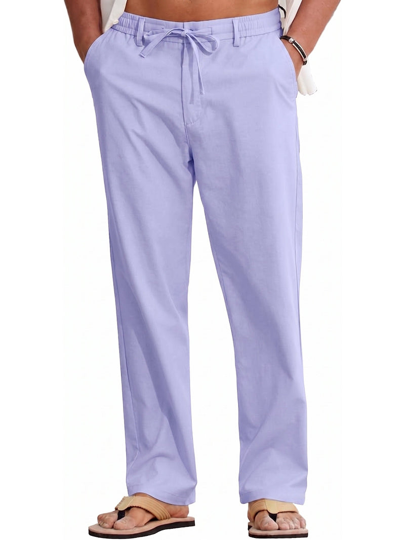 Auden Men's Linen Trousers - full-length view