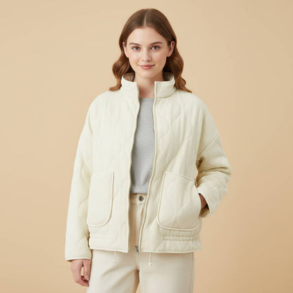 Elise Women's Quilted Jacket - front view