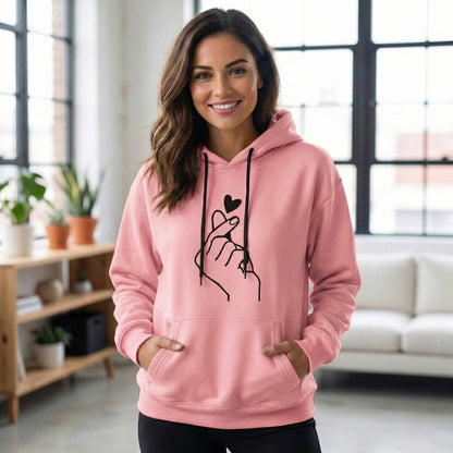 Elena Women's Hoodie - fabric and finish detail