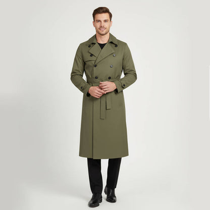 Casper Men's Trench Coat - back view