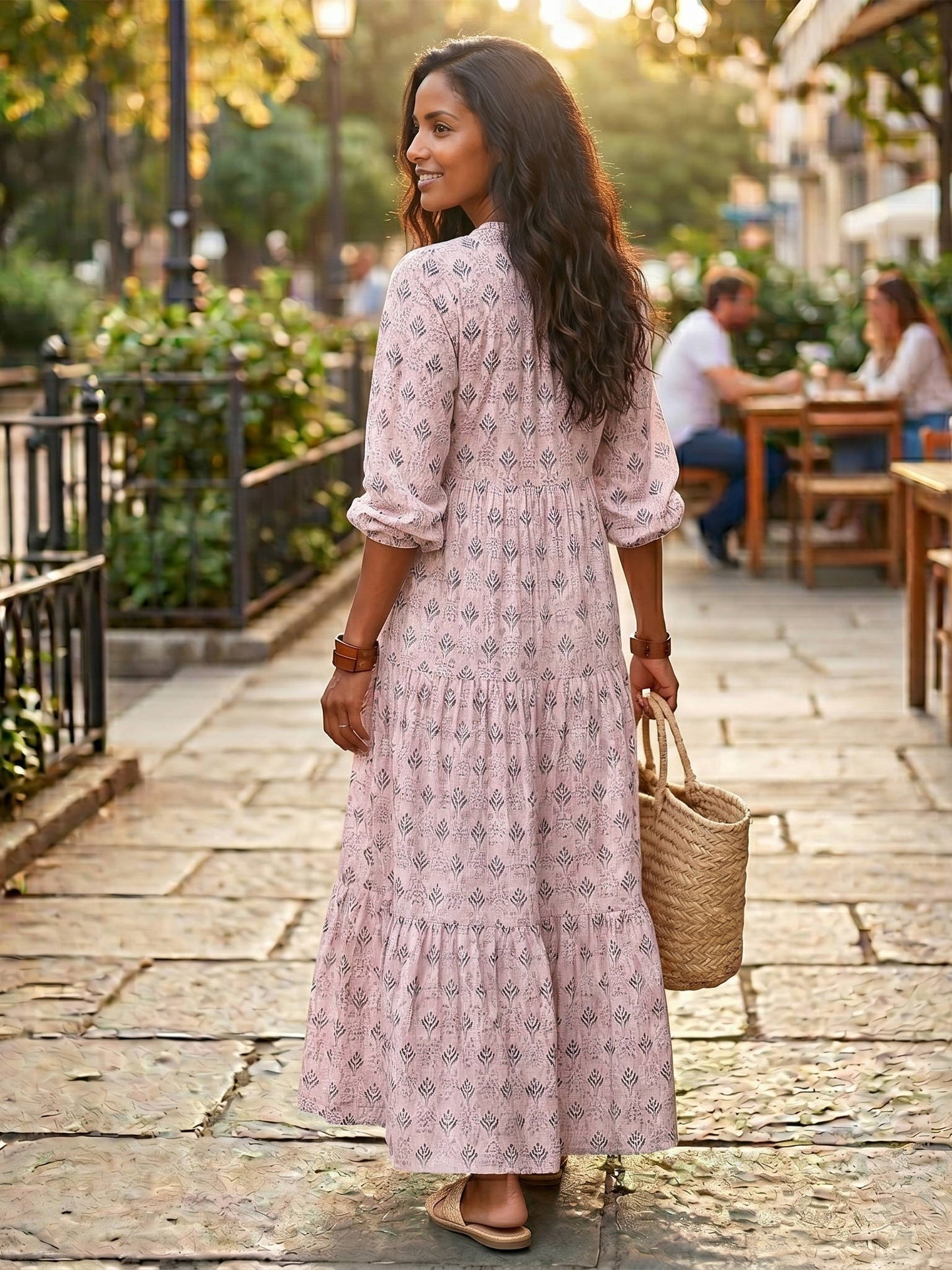 Wren Women's Maxi Dress - close-up detail