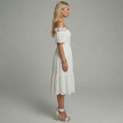 Jolie Women's Midi Dress - back view