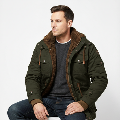 Ezra Men's Jacket - close-up detail
