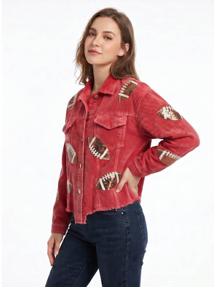 Nell Women's Oversized Jacket - styled view