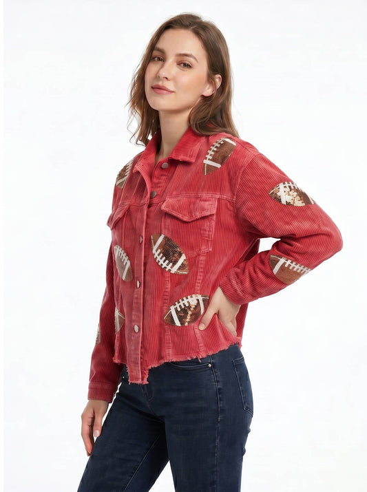 Nell Women's Oversized Jacket - styled view