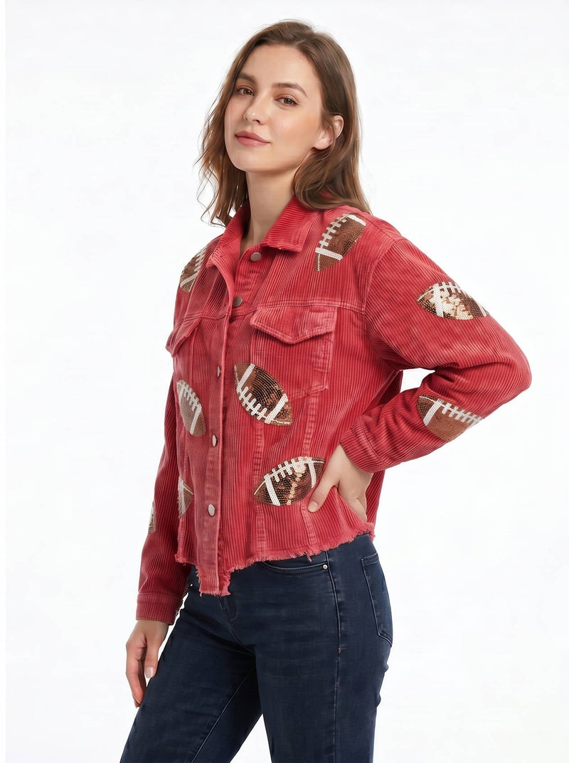 Nell Women's Oversized Jacket - styled view