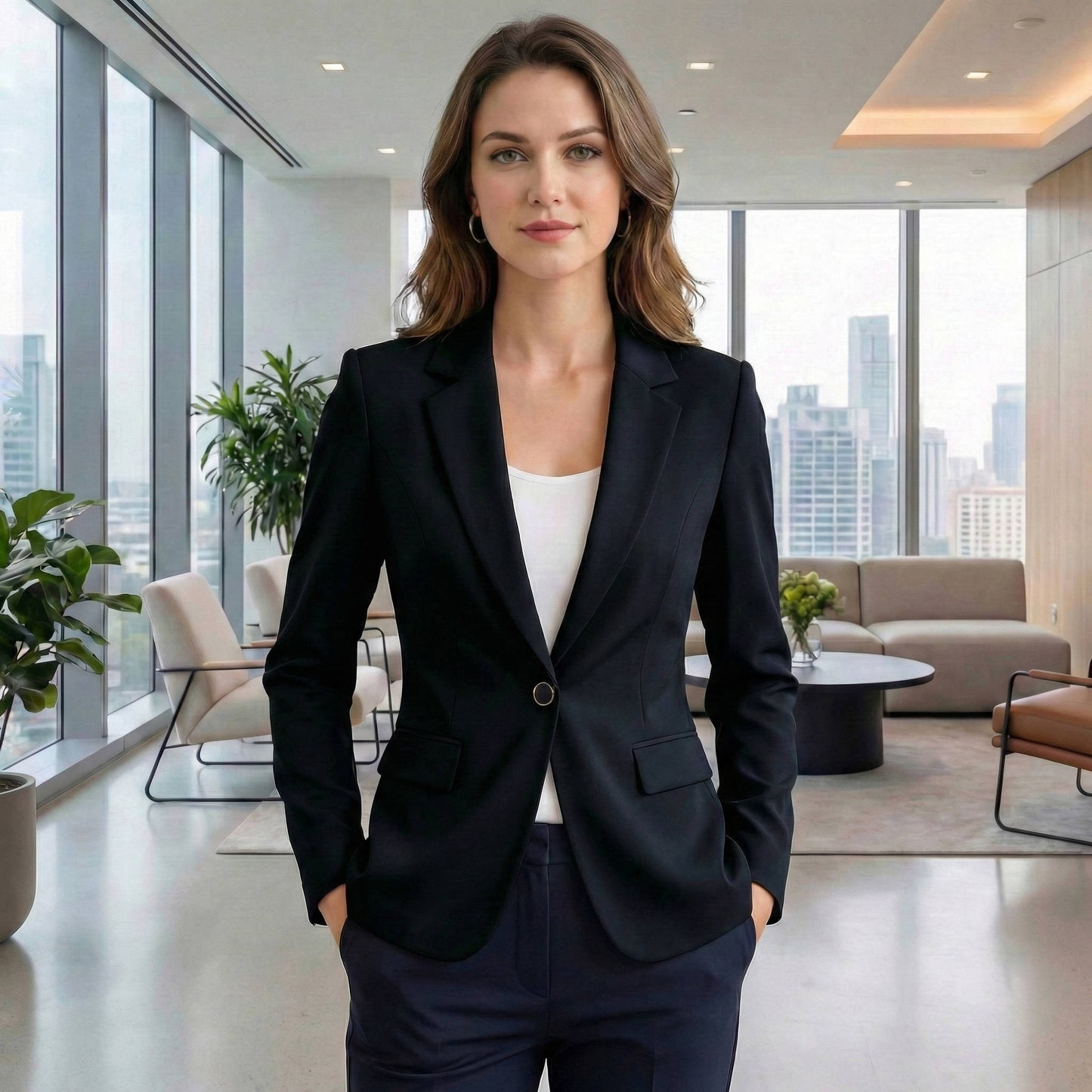 Lena Women's Blazer - front view