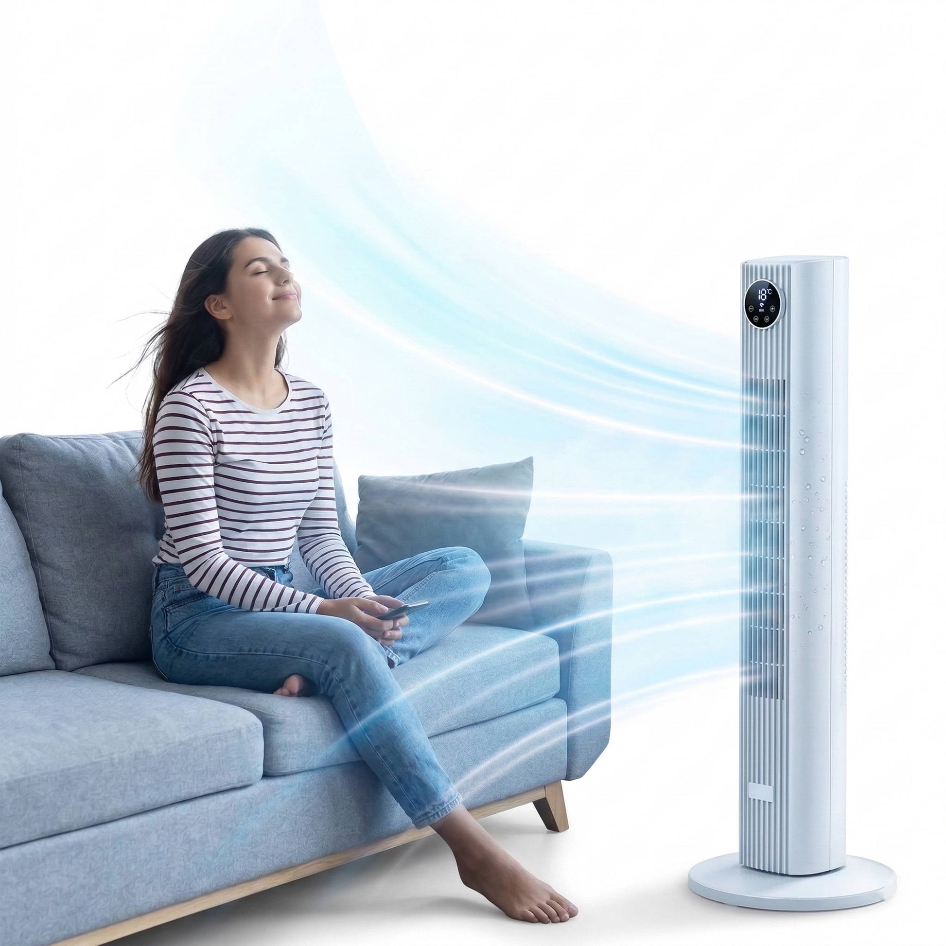 Fable Portable Air Conditioner - styled view