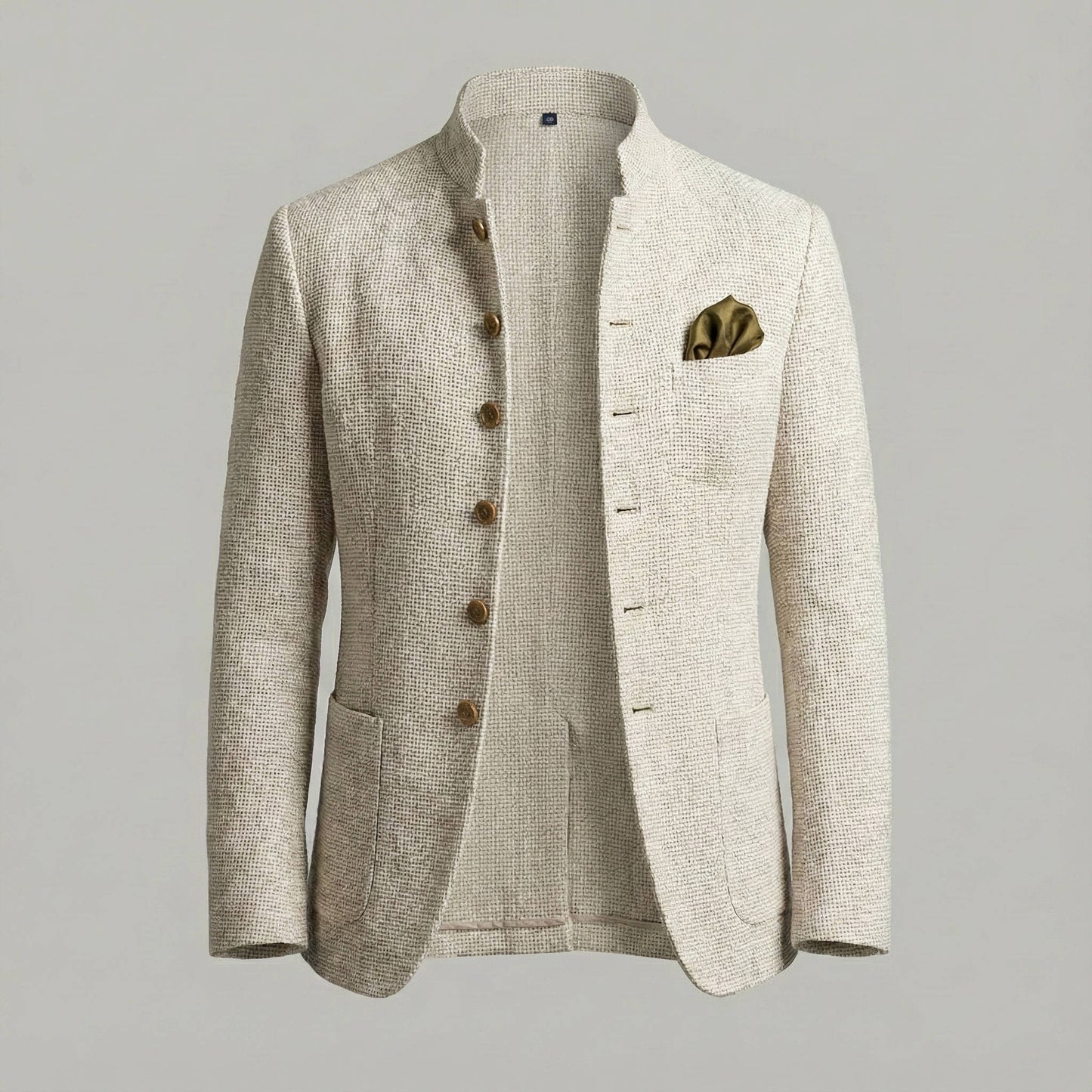 Gideon Men's Jacket - fabric and finish detail