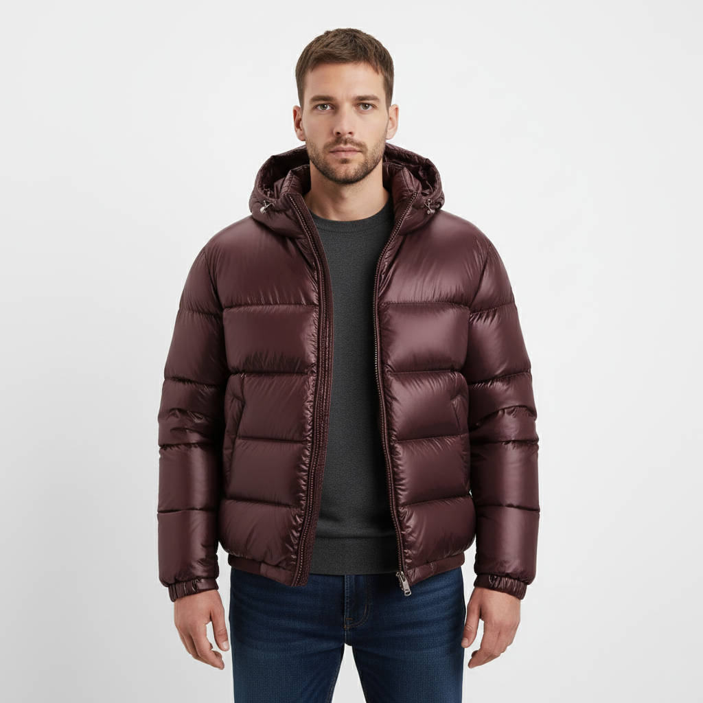 Gideon Men's Puffer Jacket - back view