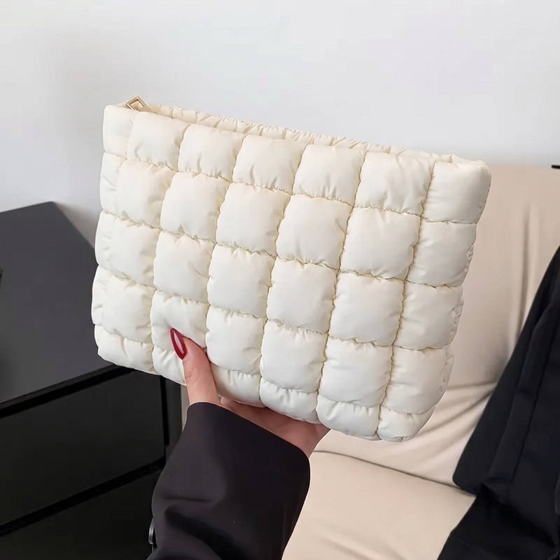 Mabel Women's Quilted Organizer - styled view