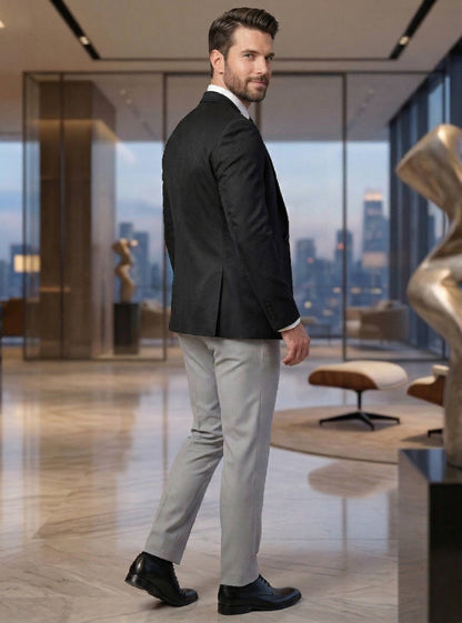 Rhys Men's Blazer - styled view
