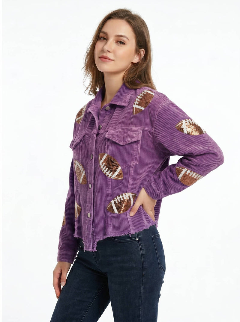 Nell Women's Oversized Jacket - shown in use