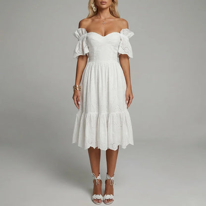 Jolie Women's Midi Dress - styled view