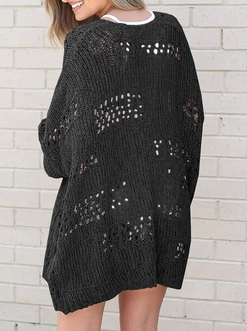 Juliette Women's Oversized Cardigan - back view