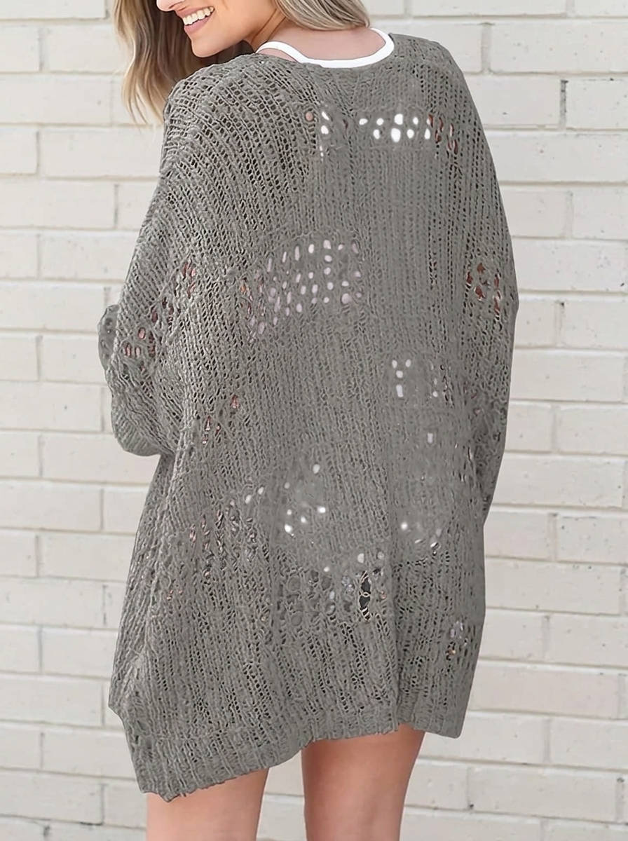 Juliette Women's Oversized Cardigan - close-up detail