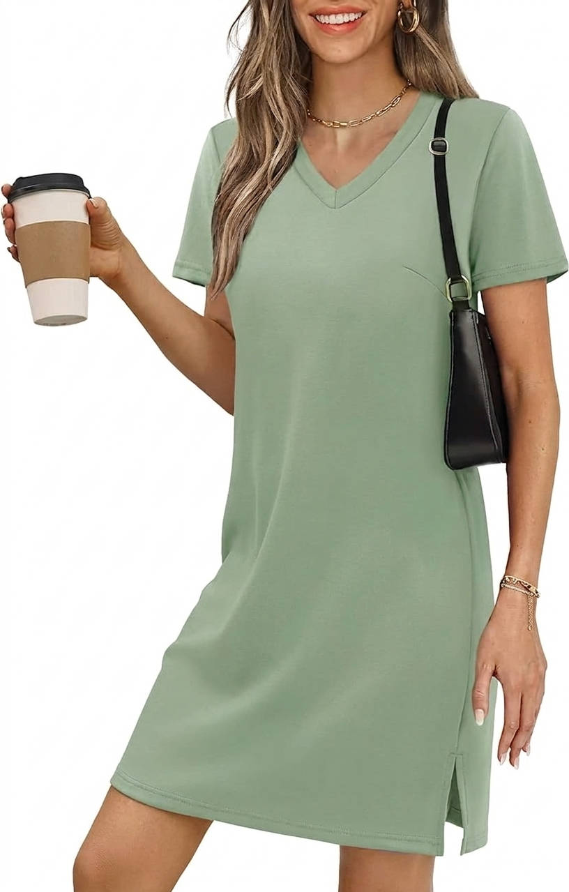 Tilda Women's Shirt Dress - shown in use