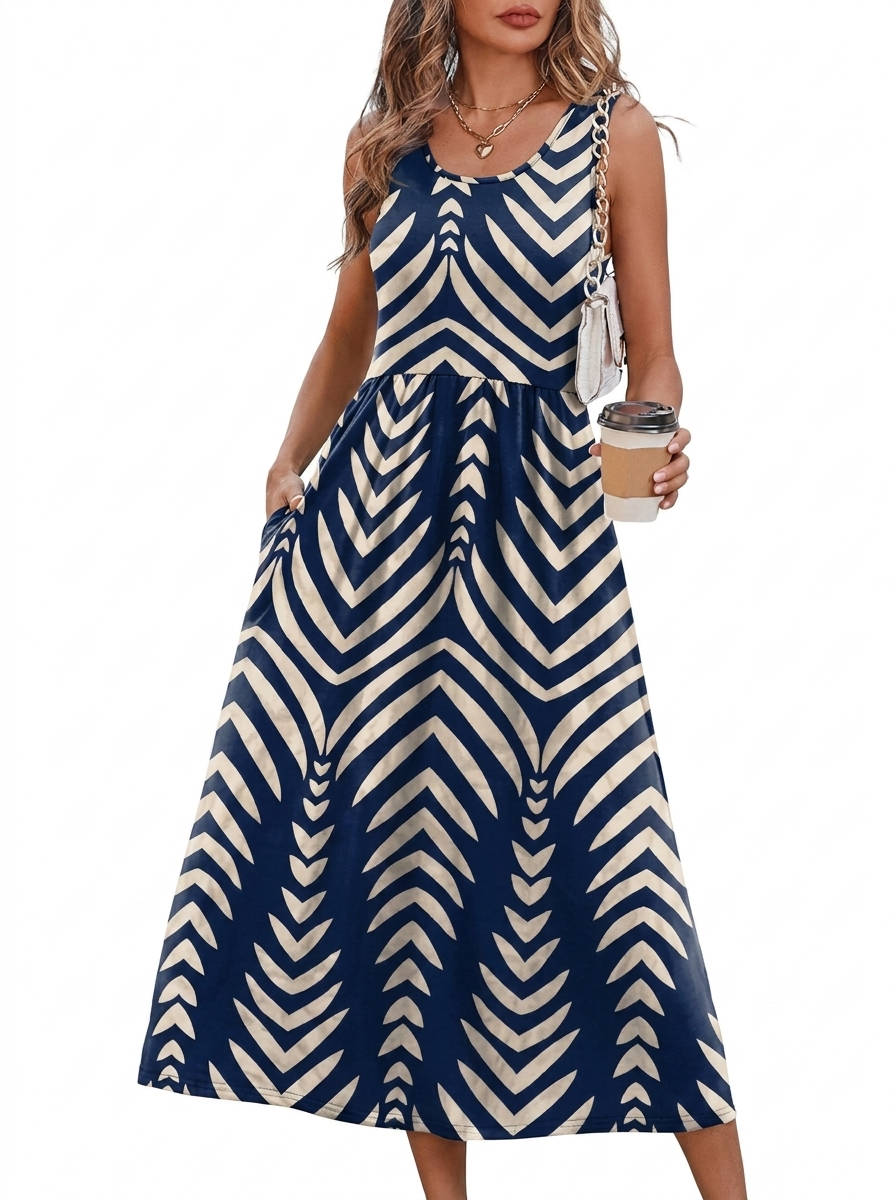 Willa Women's Midi Dress - front view