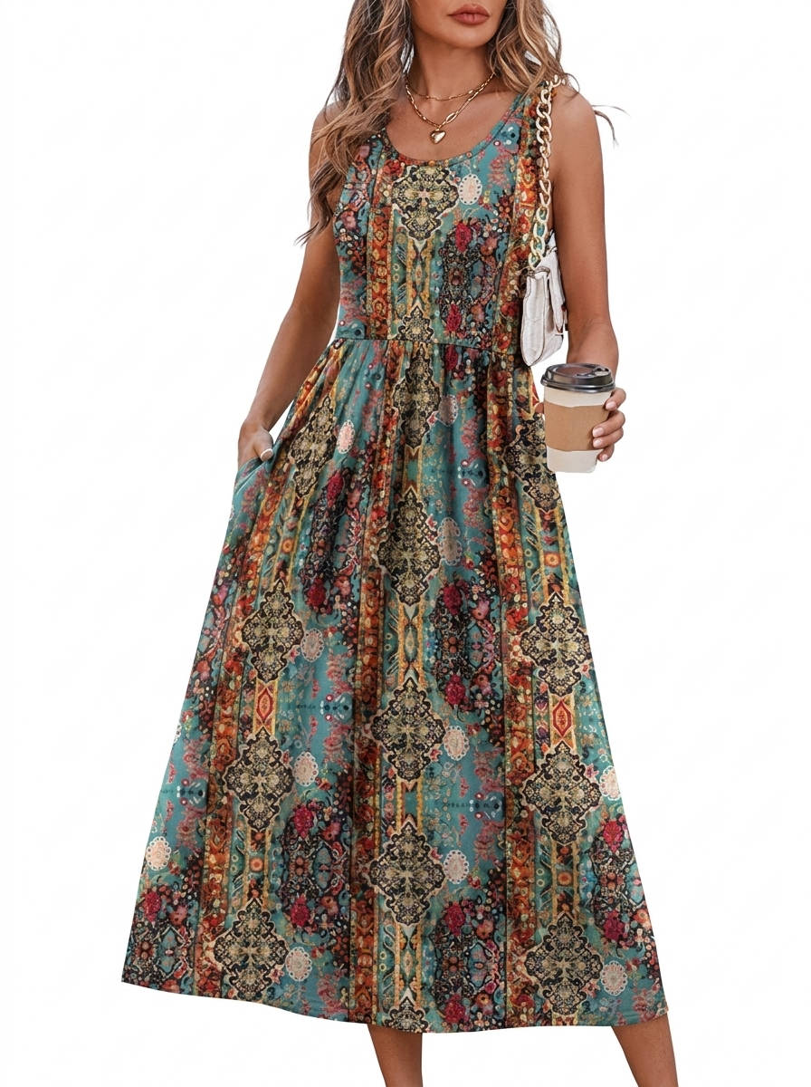 Willa Women's Midi Dress - full-length view