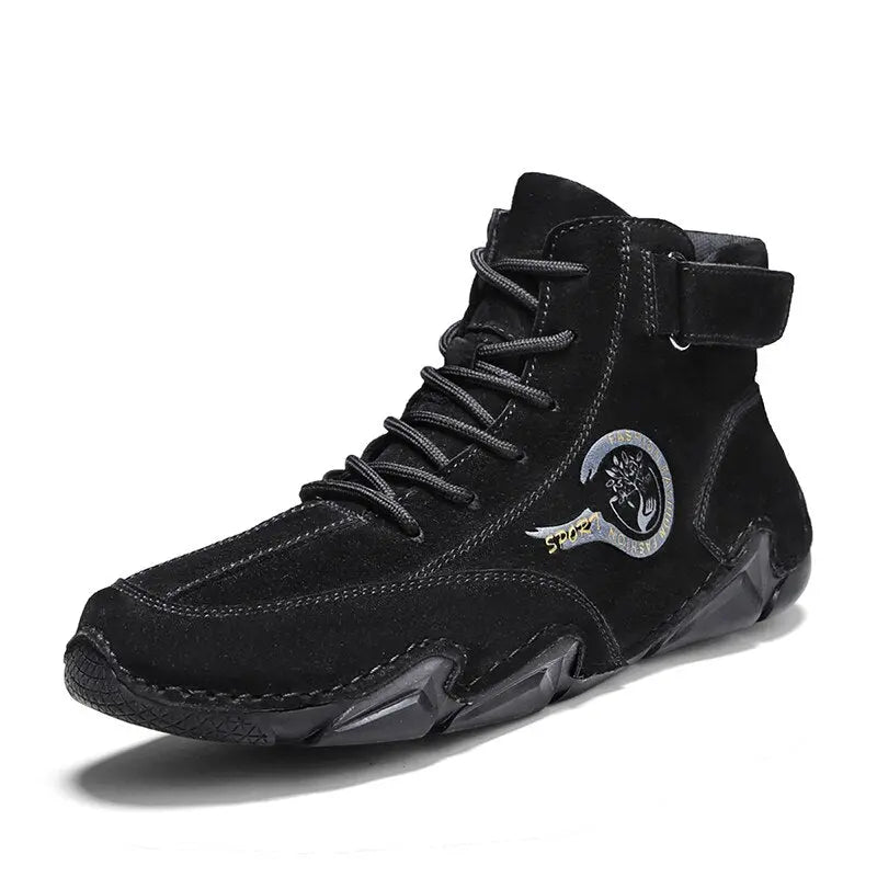 Milo Men's Ankle Boots - back view