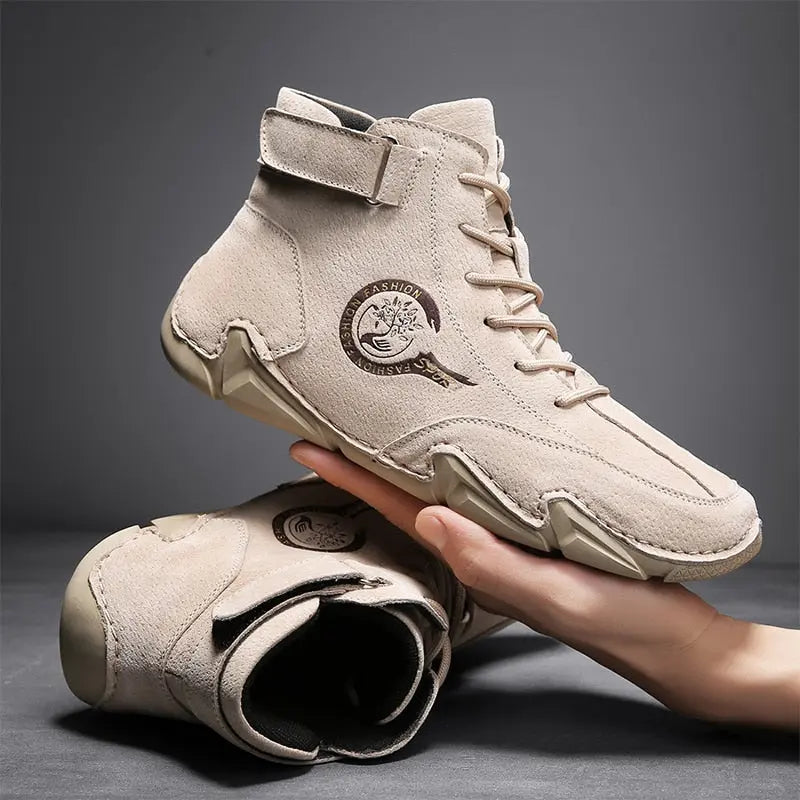 Milo Men's Ankle Boots - shown in use