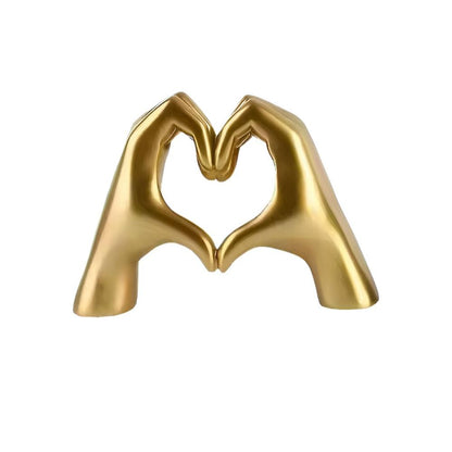 Affinity Love Hands Art | Heart Gesture, Wall & Desk Decor