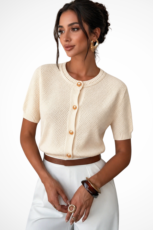 Cleo Women's Cardigan - front view