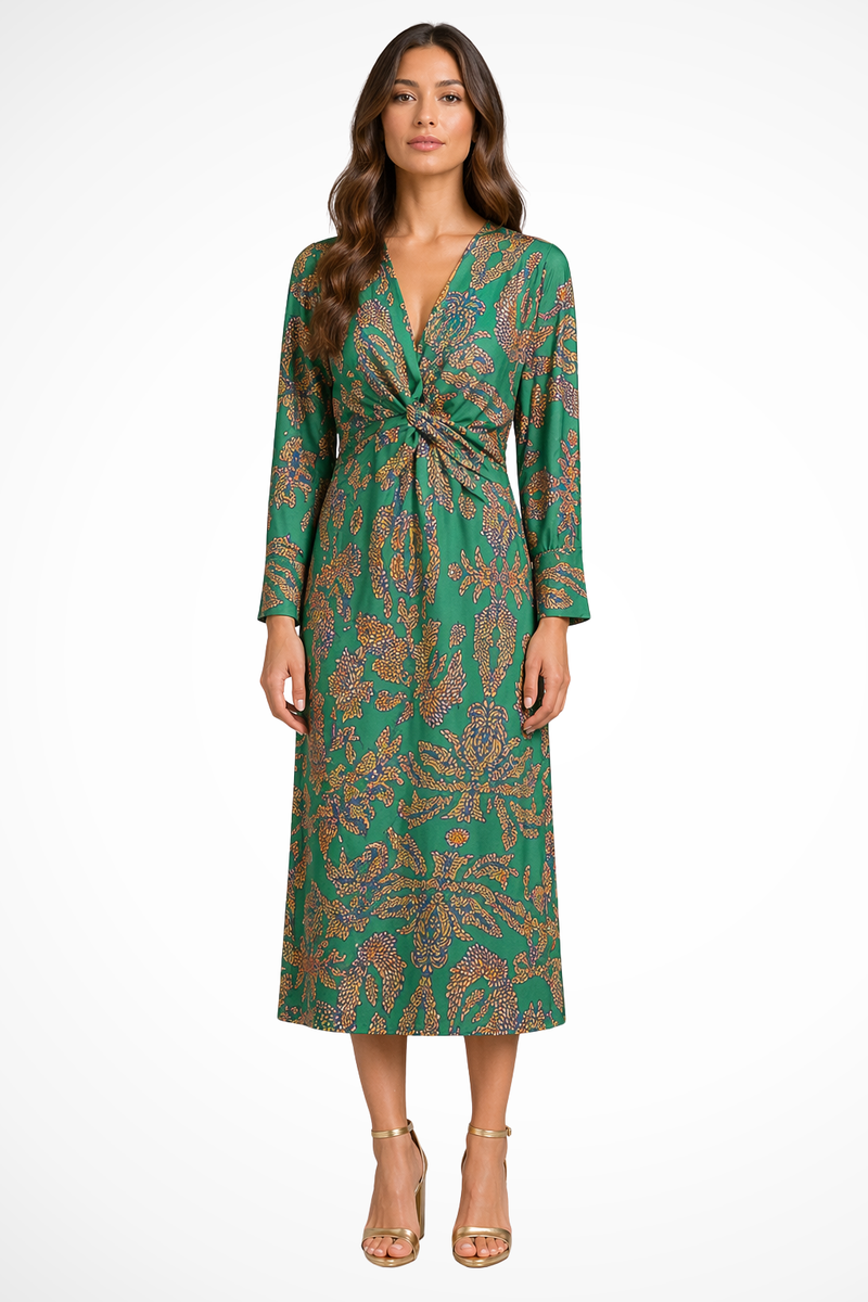 Sophie Women's Printed Midi Dress - full-length view
