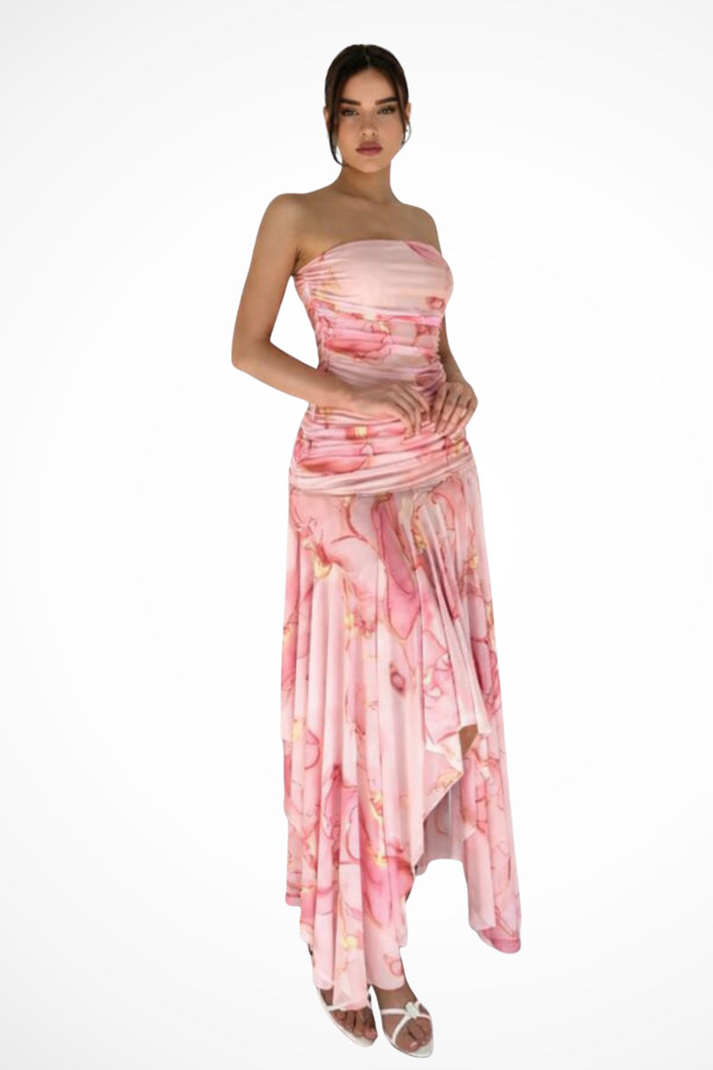 Iris Women's Floral Maxi Dress - full-length view