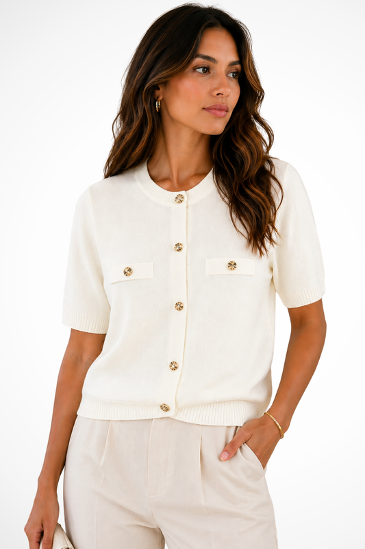 Tilda Women's Cardigan - styled view