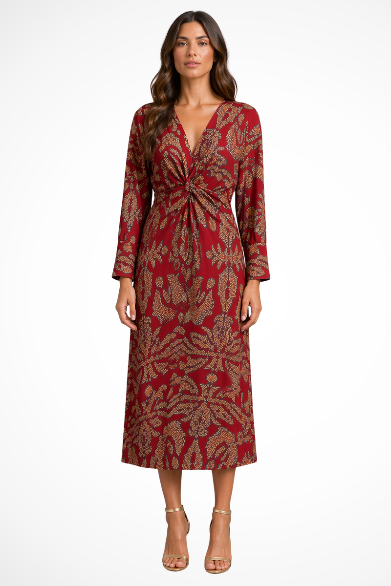 Sophie Women's Printed Midi Dress - front view