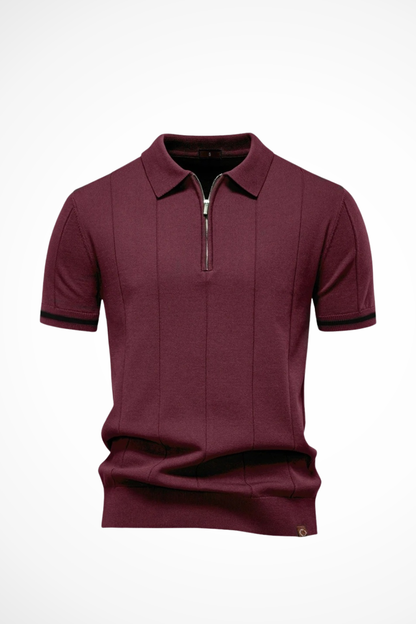 Desmond Men's Ribbed Knit Shirt - styled view