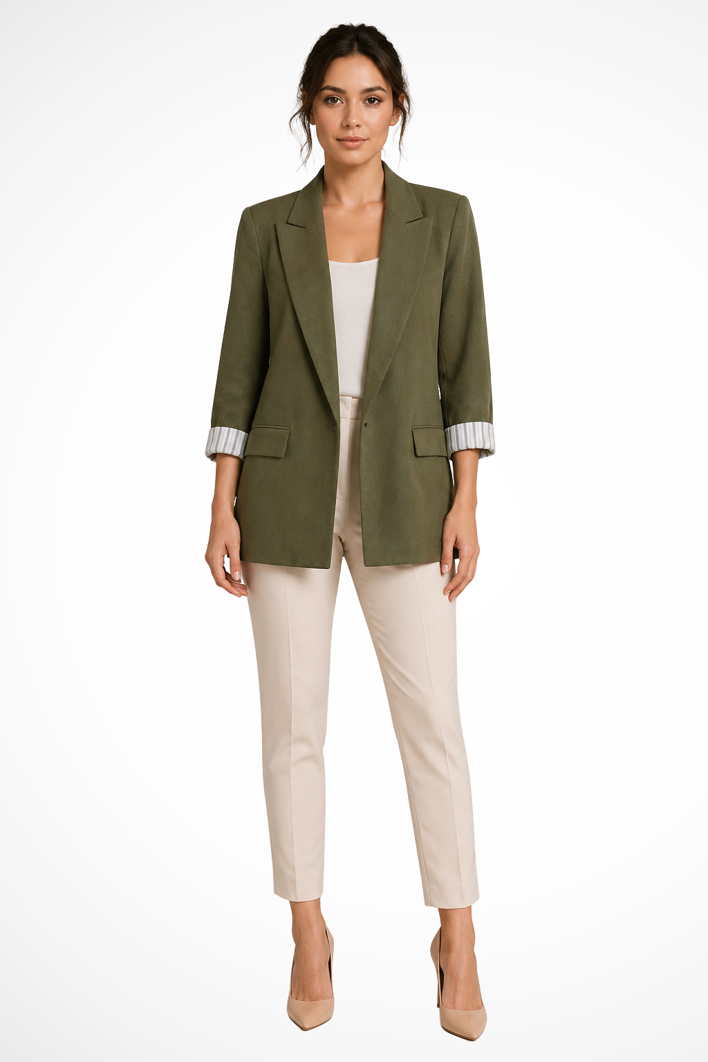 Vienna Women's Oversized Blazer - flat lay
