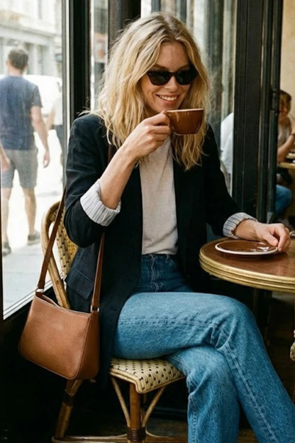 Vienna Women's Oversized Blazer - front view