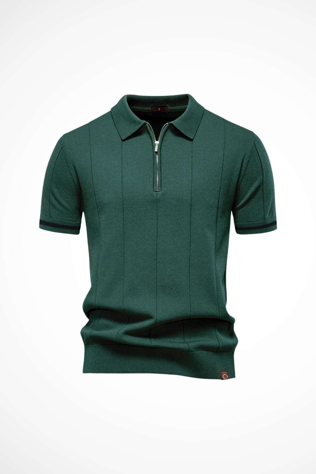 Desmond Men's Ribbed Knit Shirt - flat lay