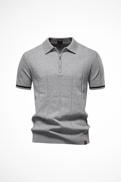 Desmond Men's Ribbed Knit Shirt - styled view