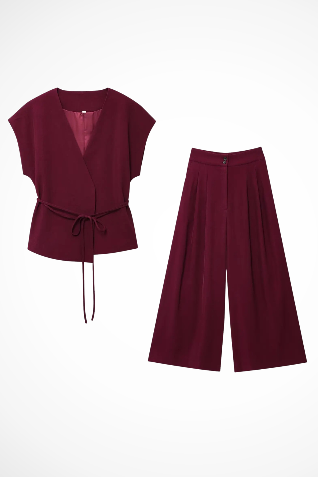 Cosima Women's Wide Leg Trousers - back view