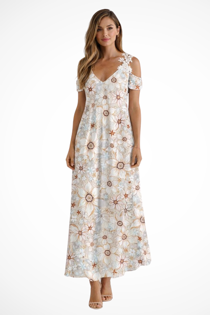 Astrid Women's Floral Maxi Dress - front view
