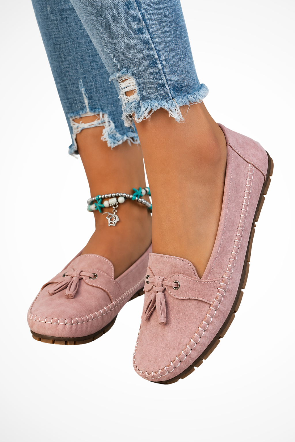 Tamsin Women's Suede Loafers - back view