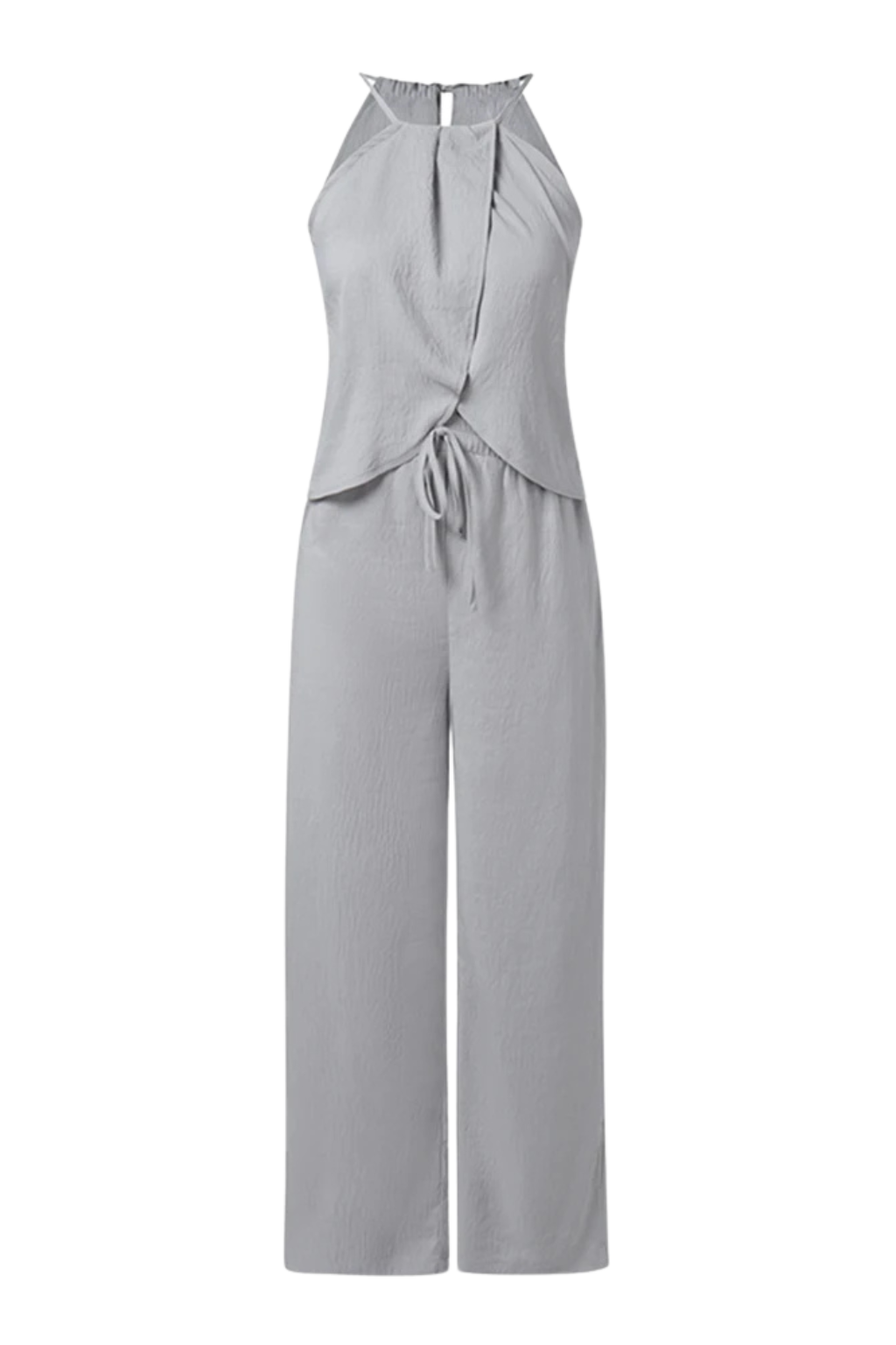 Mabel Women's Wide Leg Trousers - flat lay