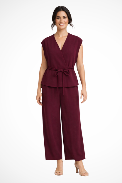 Cosima Women's Wide Leg Trousers - front view