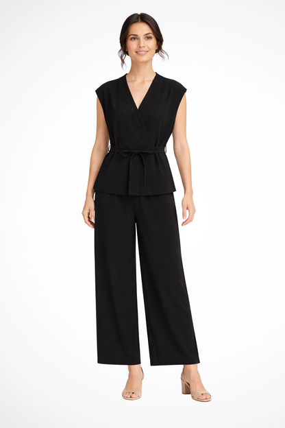Cosima Women's Wide Leg Trousers - full-length view