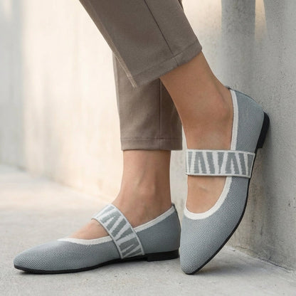 Ruby Women's Flats - fabric and finish detail