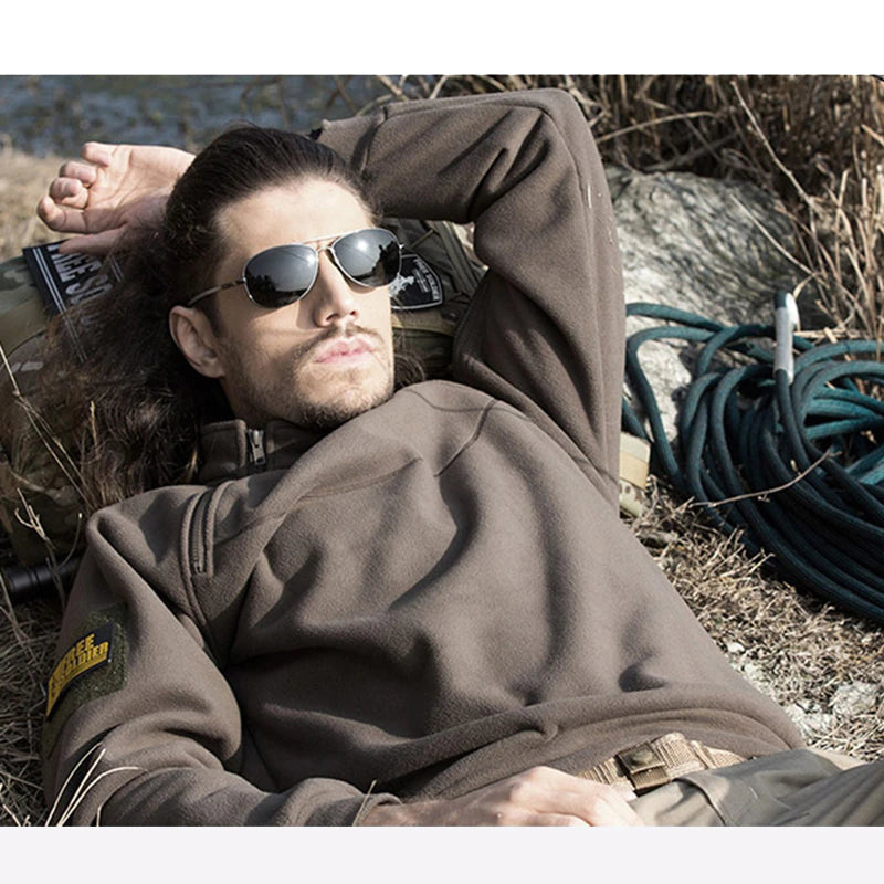 Hector Men's Sweater - fabric and finish detail