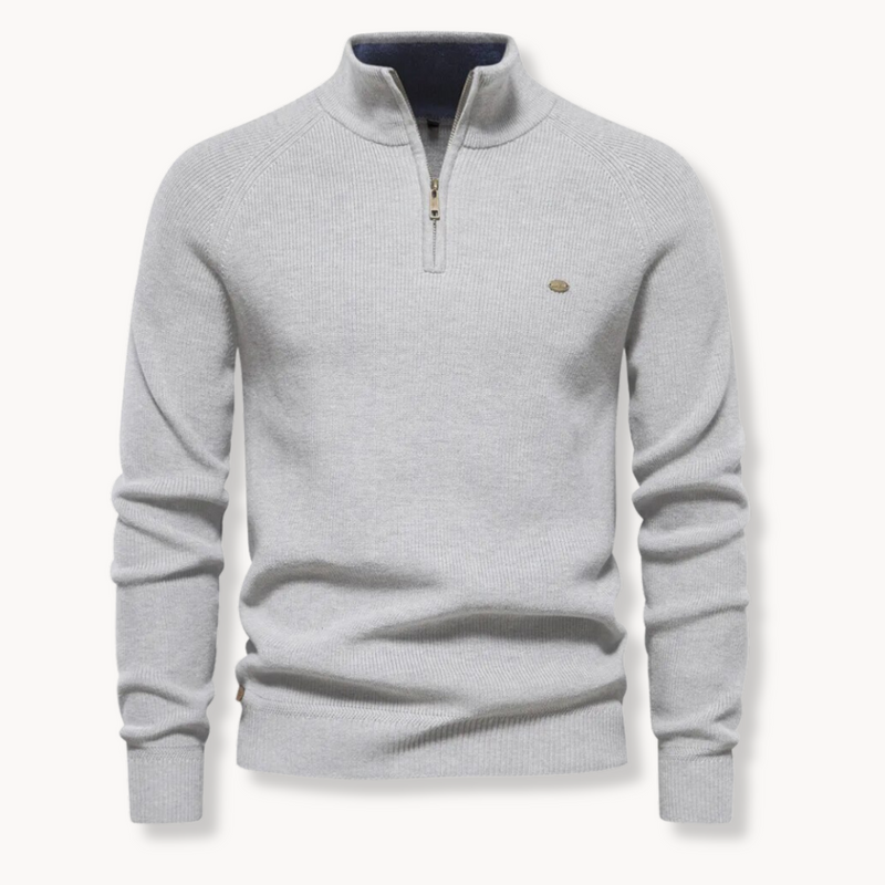 Ambrose Men's Ribbed Knit Sweater - full-length view