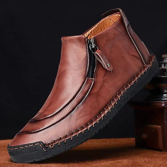 Reuben Men's Ankle Boots - styled view